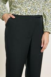 M&Co Black Slim Leg Crepe Trousers | M&Co 4