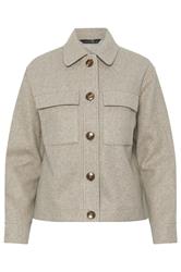 PixieGirl Petite Natural Brown Brushed Jacket