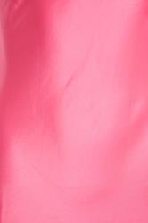 Petite Hot Pink Satin Slip Dress | PixieGirl 8