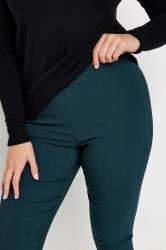 M&Co Navy Blue Skinny Bengaline Trousers | M&Co 4