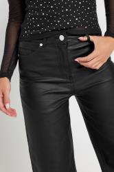 PixieGirl Petite Faux Leather Wide Leg Trousers | PixieGirl  4
