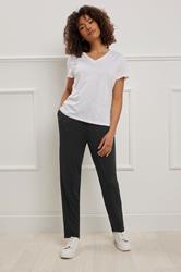 M&Co Black Soft Jersey Hareem Trousers | M&Co 1
