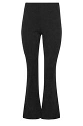M&Co Petite Black Cord Flare Trousers | M&Co  5