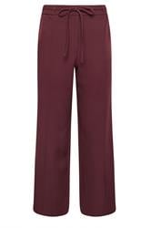 PixieGirl Petite Women's Red Tie Pinktuck Trousers | PixieGirl 1