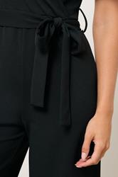 M&Co Petite Black Cropped Jumpsuit | M&Co 4