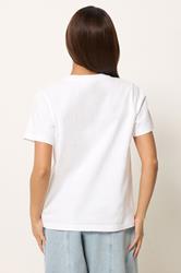 PixieGirl Petite Women's White Tomato Cotton Graphic T-Shirt | PixieGirl 4