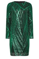 STAR Green Sequin Mini Dress | StarByJM 5