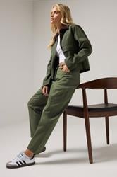 PixieGirl Petite Women's Green Barrel Jeans | PixieGirl 7