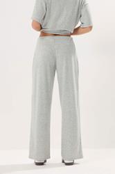 PixieGirl Petite Women's Grey Marl Soft Touch Pintuck Trouser | PixieGirl 3