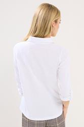 PixieGirl Petite Women's White Rolled Sleeve Shirt | PixieGirl 3