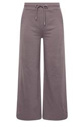 PixieGirl Petite Plum Purple Side Stripe Wide Leg Joggers