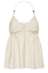 PixieGirl Petite Women's Ivory White Beaded Halterneck Top | PixieGirl 6