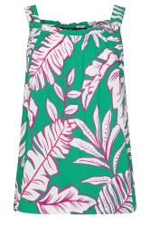 M&Co Petite Green Leaf Print Cami Top | M&Co 5