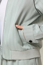 PixieGirl Petite Women's Blue Stripe Tailored Jacket | PixieGirl  4