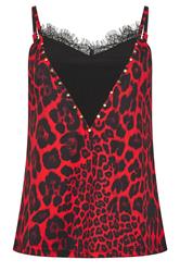 STAR Red Leopard Print Cami Top | StarByJM 7