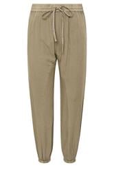 PixieGirl Petite Women's Brown Seam Detail Cuffed Trousers | PixieGirl 5
