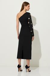 STAR Black One Shoulder Eyelet Dress | StarByJM 3