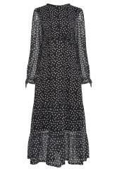 PixieGirl Black Polka Dot Print Mesh Dress | PixieGirl 7