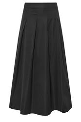 PixieGirl Petite Black Pleated Midaxi Skirt | PixieGirl 6
