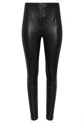 STAR Black Faux Leather Leggings | StarByJM 7
