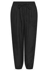 PixieGirl Petite Black Elasticated Harem Trousers