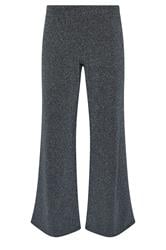 PixieGirl Petite Women's Black Sparkle Wide Leg Trouser | PixieGirl 1