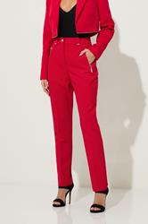 STAR Red Tailored Straight Leg Trousers | StarByJM 3