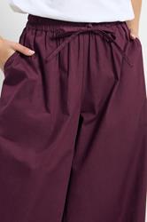 PixieGirl Petite Women's Plum Purple Poplin Balloon Trousers | PixieGirl 4