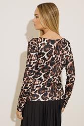 STAR Brown Leopard Print Top | StarByJM 6