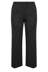 M&Co Black Ponte Wide Leg Trousers | M&Co 7