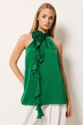 STAR Green Halterneck Top | StarByJM 3