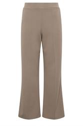 M&Co Mocha Brown Pintuck Wide Leg Trousers | M&Co  5