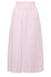 PixieGirl Petite Baby Pink Poplin Shirred Cotton Maxi Skirt