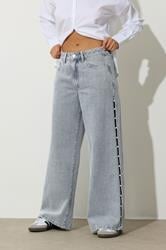 PixieGirl Petite Women's Light Blue Pearl Detail Jeans | PixieGirl 2