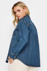 PixieGirl Petite Blue Denim Shacket | PixieGirl 4