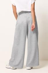 PixieGirl Petite Women's Grey Marl Pleated Wrap Trousers | PixieGirl  2