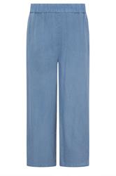 M&Co Blue Wide Leg Culottes | M&Co  6