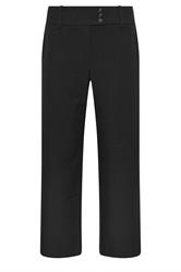 PixieGirl Petite Black Button Tab Detail Wide Leg Trousers