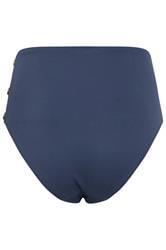 STAR Navy Blue Popper Detail Bikini Bottoms | StarByJM 5