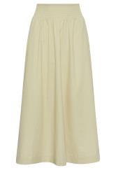 PixieGirl Petite Women's Stone Brown Poplin Maxi Skirt | PixieGirl 5