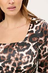 STAR Brown Leopard Print Top | StarByJM 5
