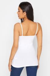 Petite White Cami Vest Top | PixieGirl 3