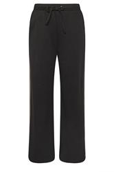 M&Co Petite Black & Brown Side Stripe Cotton Wide Leg Joggers | M&Co 6