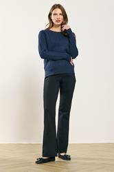 M&Co Black Bootcut Bengaline Trousers | M&Co 1