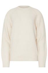 LTS PREMIUM Tall Ivory White Wool Seam Front Jumper | Long Tall Sally 6