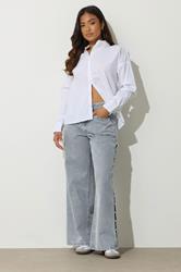 PixieGirl Petite Women's Light Blue Pearl Detail Jeans | PixieGirl 5