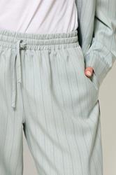 PixieGirl Petite Women's Blue Stripe Pull On Wide Leg Trousers | PixieGirl 5