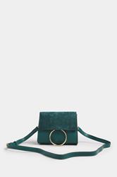 Green Ring Detail Cross Body Bag | Yours Clothing 3