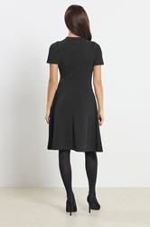 PixieGirl Petite Women's Black Textured Mini Dress | PixieGirl 3