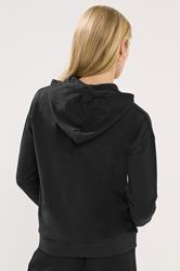 PixieGirl Petite Women's Black Slogan Zip Up Hoodie | PixieGirl 3